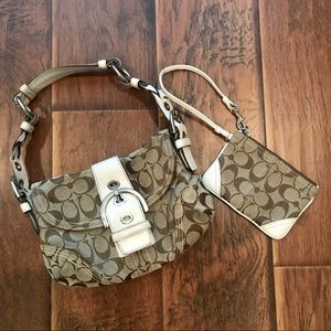 Coach Hobo bag with wristlet